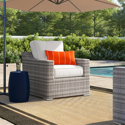 Fully Assembled Patio Chair With Cushions