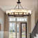 Crystal Semi Flush Mount Ceiling Light With Matel Accents