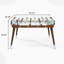 Table de soccer haut de gamme en bois de noyer massif minimaliste-134038231