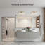 Miroir de salle de bain 1,18 po Lunara-318328475