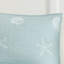 Lit double / grand / grand / double, ensemble de courtepointe brodée réversible en coton avec coussin décoratif, double / grand turquoise, motif bord de mer et hypoallergénique