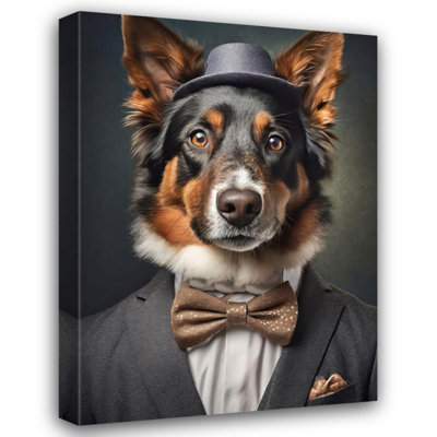 «Chien» sur toile
