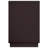 22.8" Tall Contemporary Side Table End Table with Storage Drawer, Espresso-767949796