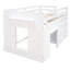 Lit mezzanine simple avec armoire et tablette-152071104
