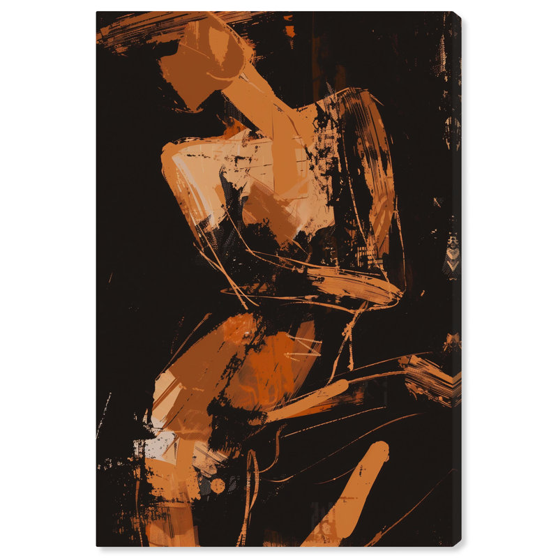 «Graceful Abstraction» par Art Remedy, Toile tendue, H 24 po x l 16 po