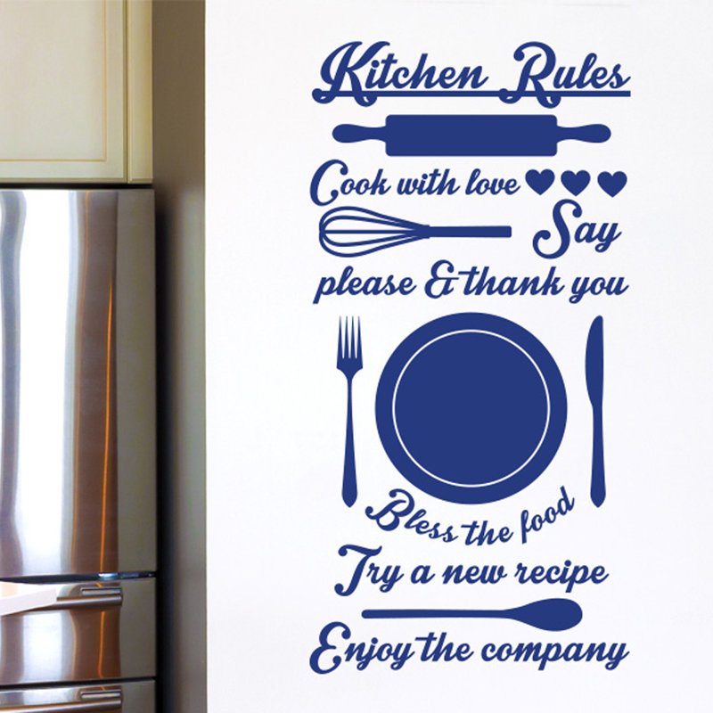 Wall Decal, Dark Blue