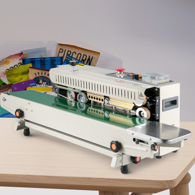 FR-770 Continuous Band Sealer, Automatic Band Sealer with Digital Temperature