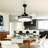 Kadesia 42'' Ceiling Fan with LED Lights and retractable fans