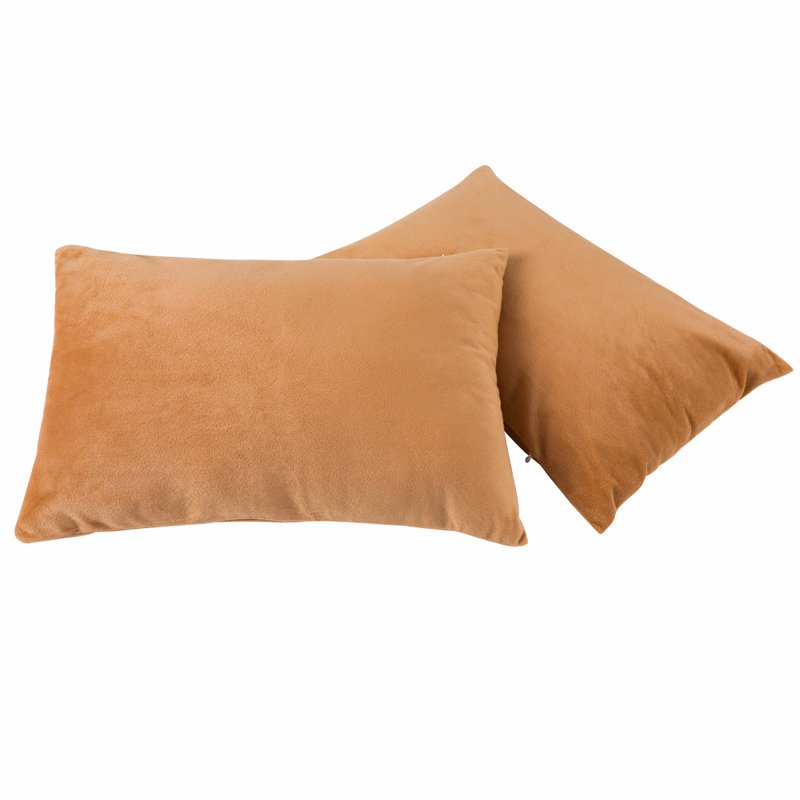 Housse de coussin en velours, Taie d'oreiller taille très grand, Chameau