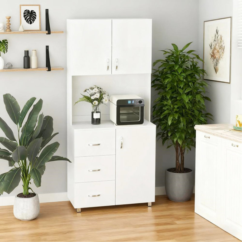 Two Door Cabinets Freestanding Kitchen Buffet