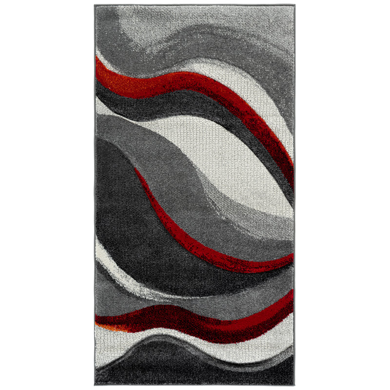 Vilica Performance Abstract Rug, Rectangle 2'7" x 5'