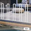 U-Shaped Metal White Stair Handrail-107613094
