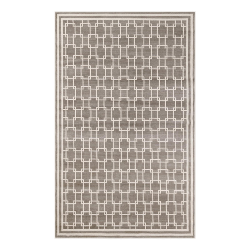 Jill Zarin Metropolitan Uptown Rug Gray, Rectangle 5'1" x 8'