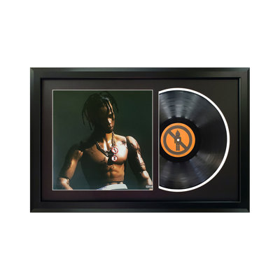 Travis Scott "Rodeo" Framed Record with Black Mat