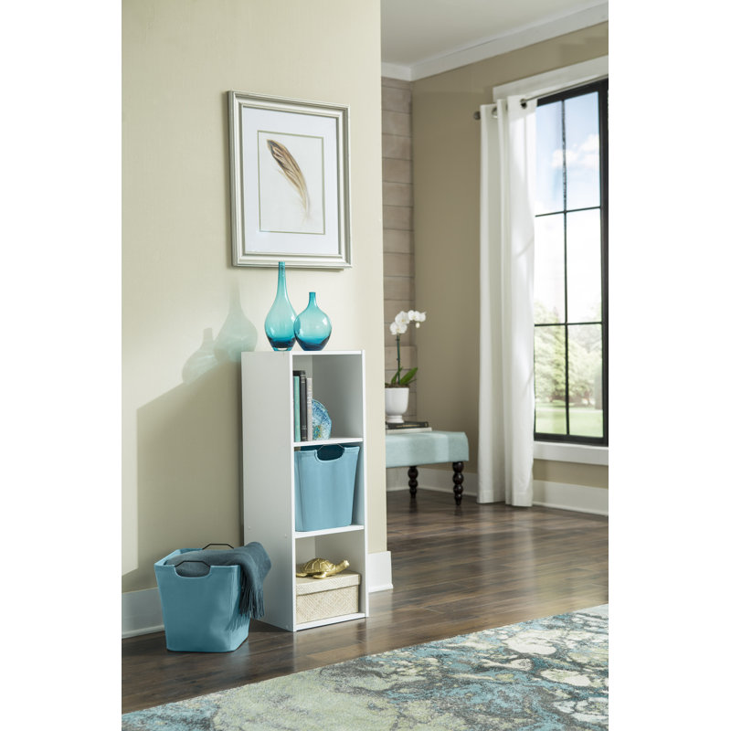 Cubeicals Wire Frame Handle Storage Bin, Aqua