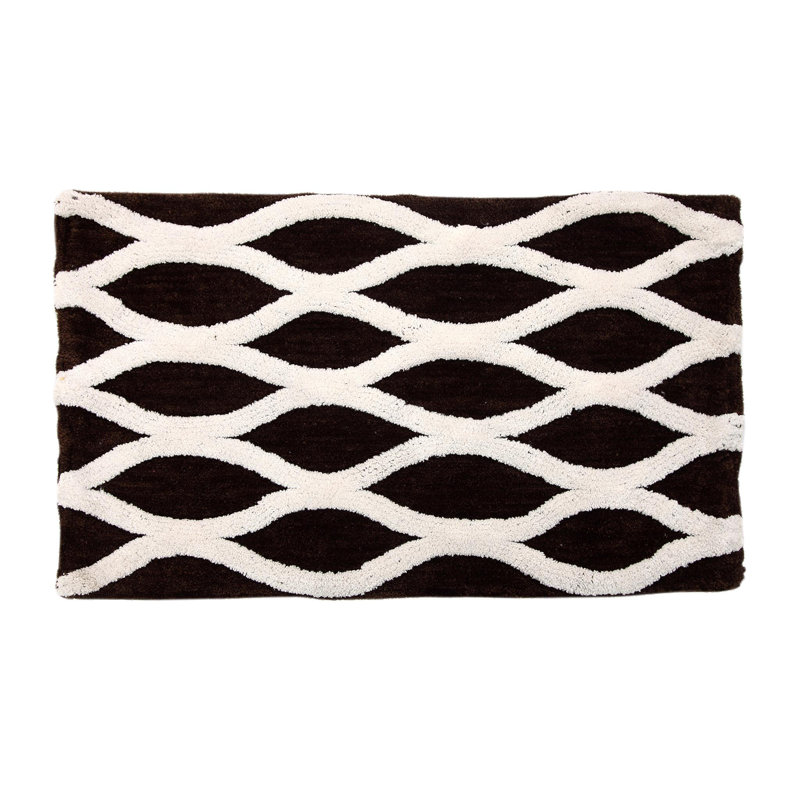 Yamada Non-Slip Bath Rug, Brown