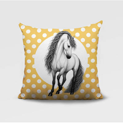 Coussin réversible Horse
