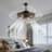 Retractable Ceiling Fan With Lights