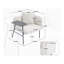 Chaise de loisir rembourrée avec tablette-1909364973
