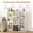 Bookcase Open Back Bookshelf With Anti-tip Kit Modern Style Organizer-1862794427