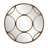 Guerdon Metal Round Mirror