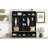 Wide Design Hall Tree With Storage Bench, Minimalist Shoe Cabinet With Cube Storage & Shelves, Multifunctional Coat Rack With 8 Hooks For Entryways, Mudroom-1918462486