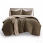 Ensemble d'édredon en chenille tricoté très grand-128367465