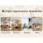 39 inch Solid Wood Double-Layer Coffee Table