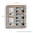 Designs 4X6 Collage Picture Frames, 5 Photo Openings For Multiple Pictures, Distressed Rustic Wood Farmhouse Frame For Wall, 15.75X13.75 (Brown)