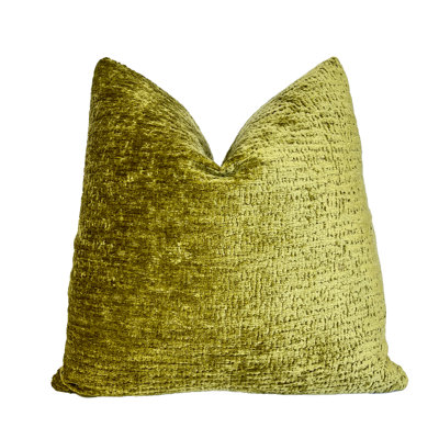 Solid Chenille Throw Pillow Cover