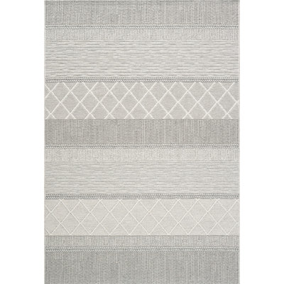 Driden Striped Wool Area Rug