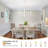 Barina 6 - Light Candle Style Classic Solid Wood Chandelier with Distressed Accents-1929689131