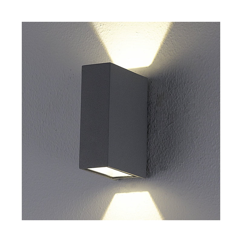 Hilderbrand 2 - Bulb Integrated LED Outdoor Flush Mount, Black