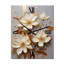 Horloge murale Brekin - Magnolias surdimensionnée-933278510
