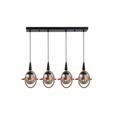 Demps 4 - Light Kitchen Island Chandelier
