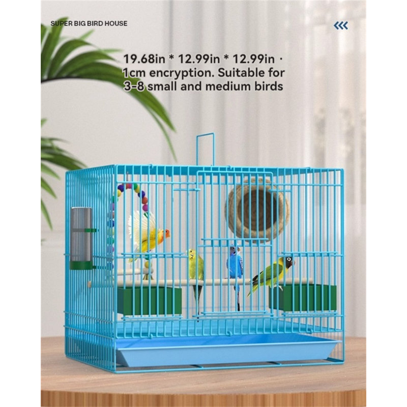 Cage à oiseaux Geovanie, H 13 po x l 20 po x P 13 po
