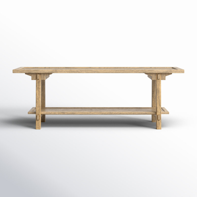 Trinity Console Table-Distressed Light Oak