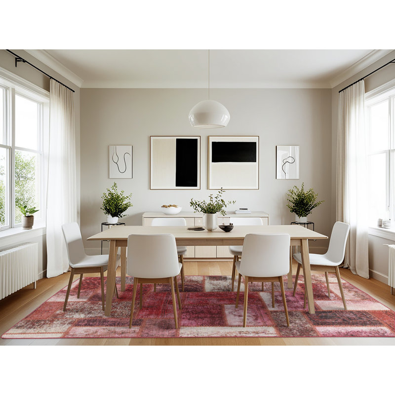 Geometric Indoor Rug, Rectangle 7' x 10'