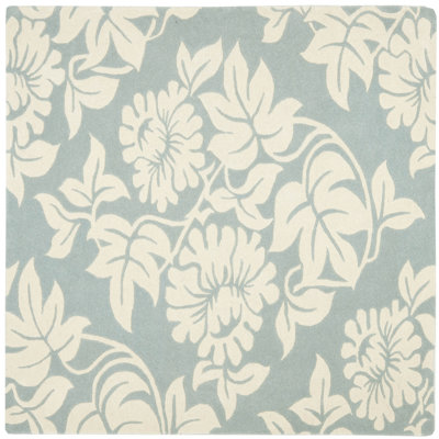 Candelo Hand Tufted Wool And Viscose Floral Rug