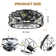 20" Reversible Caged Ceiling Fan With Light Kit and Remote Control