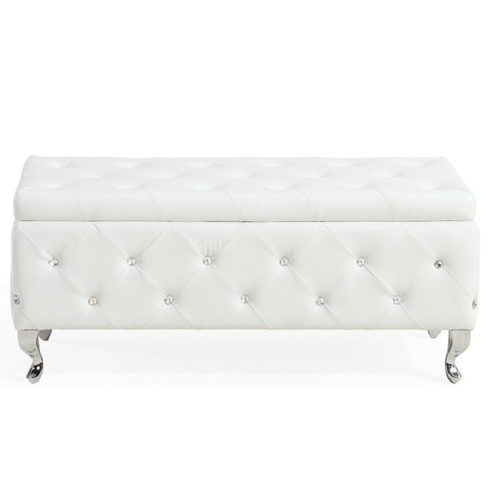 House of Hampton® Ingwer Faux Leather Upholstered Storage Bench | Wayfair