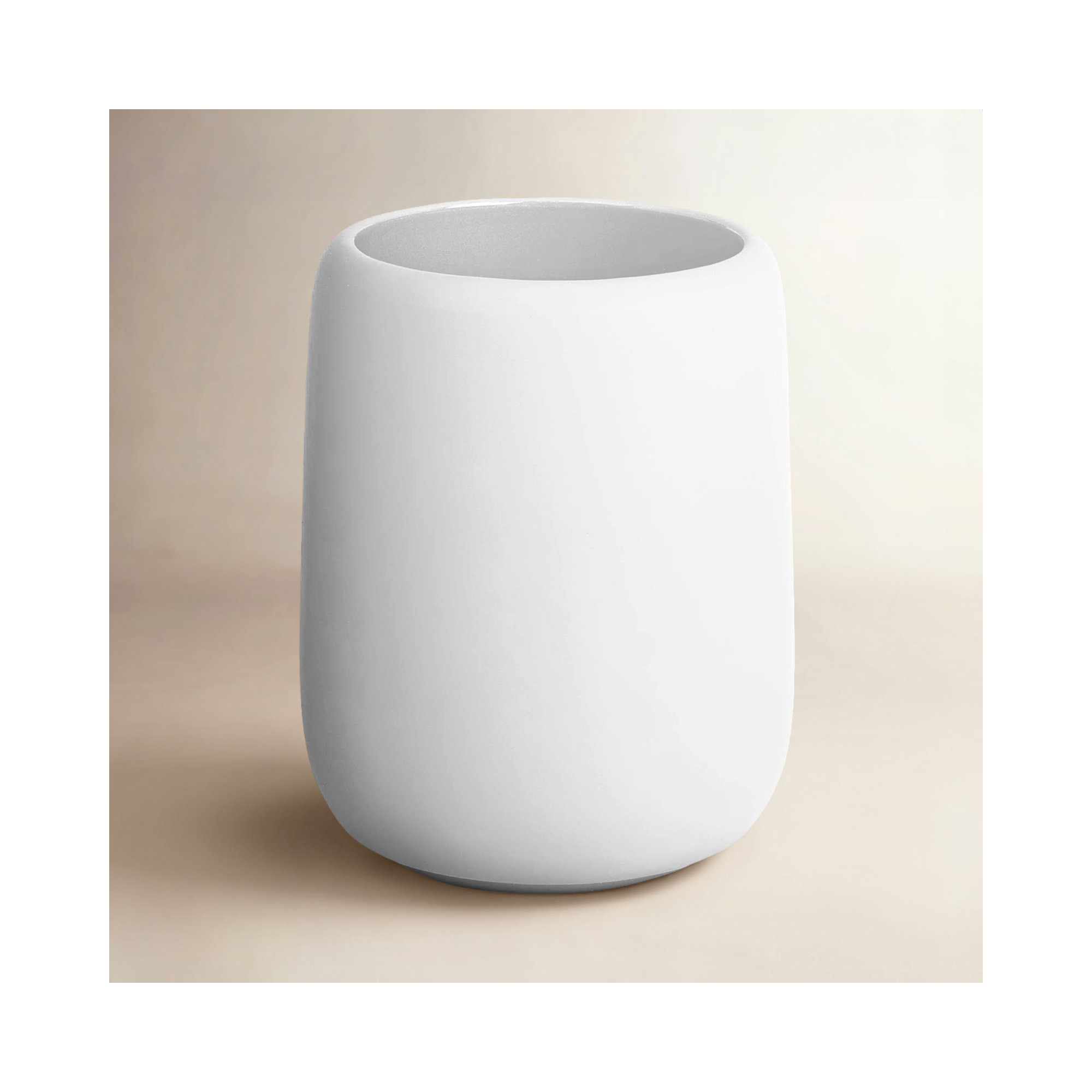 SONO Tumbler Toothbrush Holder, White