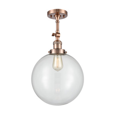 Ciacchi Glass Semi Flush Mount
