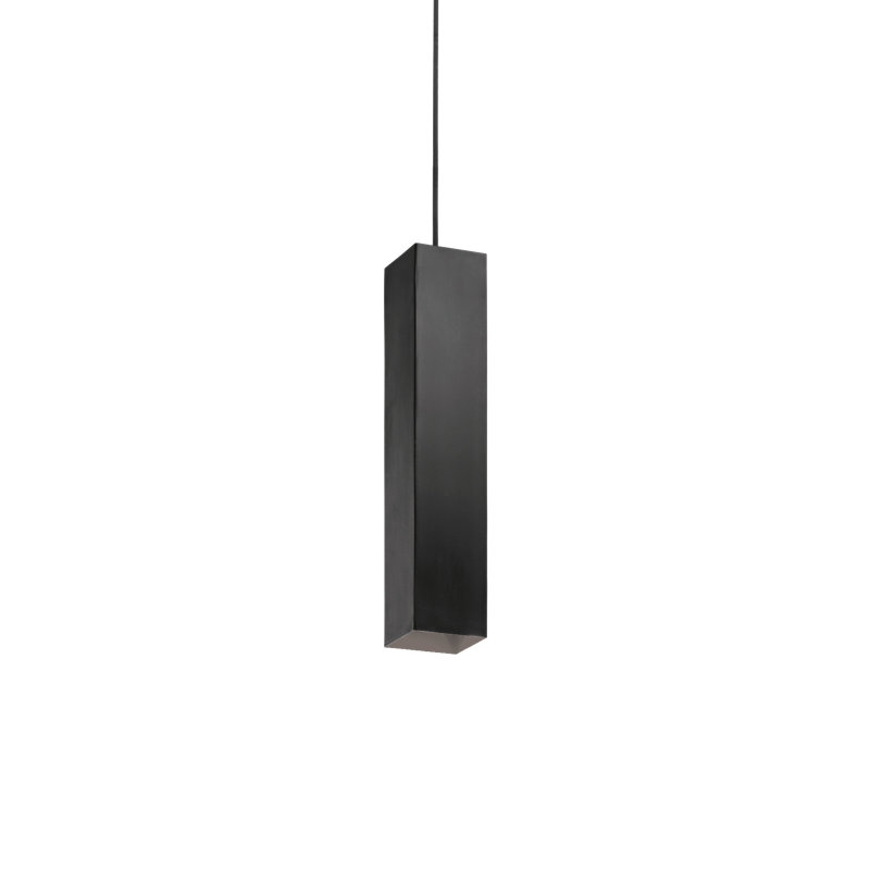 Straughter 1 - Light Cylinder Pendant, Black