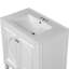 Ensemble de meuble-lavabo 60 po avec lavabo double, lavabo en céramique, portes à fermeture en douceur avec tablette, tiroir de rangement-2113437025-2113437024