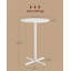 Round Metal Base Dining Table-279046180