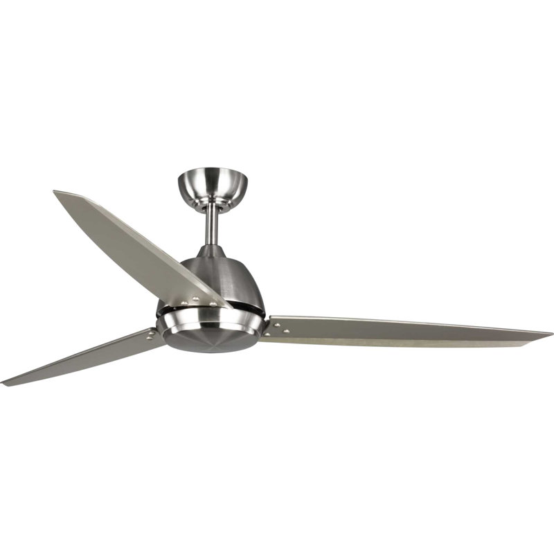 Vickey 60'' Ceiling Fan with LED Lights, Brushed Nickel