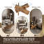 Table basse 33,4 pouces Modern Farmhouse-726113380