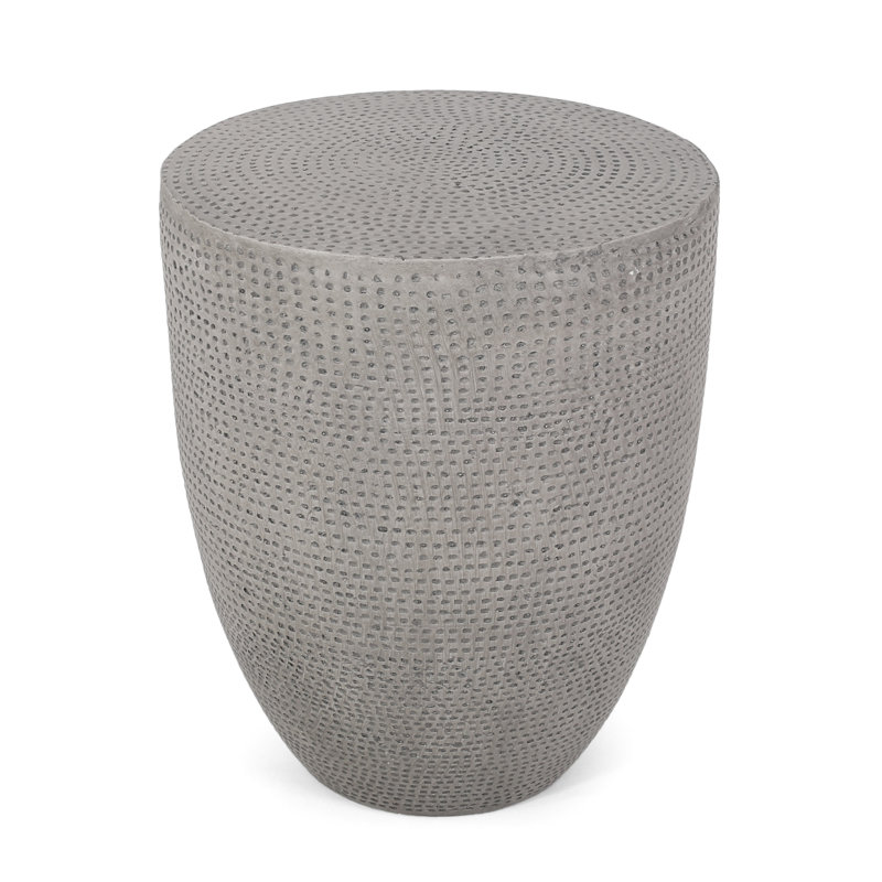 Modern Design Lightweight Concrete Table For Bedroom And Living Room Versatile Accent Outdoor