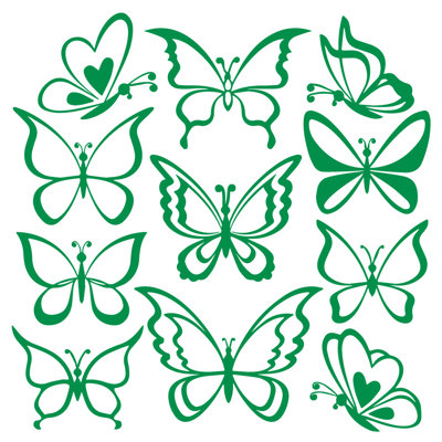 Insects Non-Wall Damaging Wall Decal